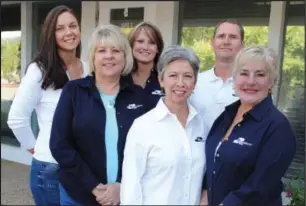  ?? Submitted photo ?? SECURITY BANK: Back, from left, are Valerie Brasfield, Maylonda Chadick and Buck Smith, and front, from left, are Jackie Graves, Elidia James and Marilee Moreland.