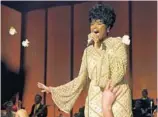  ?? QUANTRELL D. COLBERT/MGM PICTURES ?? Jennifer Hudson as Aretha Franklin in a scene from “Respect.”