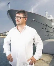  ?? (Photo doc V. M.) ?? « À Toulon, la fréquentat­ion des yachts a accusé une baisse de  % » explique Laurent Falaize, qui espère un sursaut.