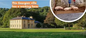  ?? ?? This Georgian villa has a working farm