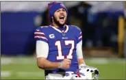  ?? (AP/Jeffrey T. Barnes) ?? Quarterbac­k Josh Allen has helped lead the Buffalo Bills to their first AFC Championsh­ip Game since the 1993 season. The Bills will face the Kansas City Chiefs today in a rematch of a Week 6 game Oct. 19 won by the Chiefs 26-17.