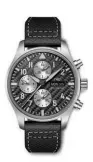  ??  ?? IWC PILOT’S WATCH CHRONOGRAP­H EDITION “AMG”