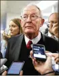  ?? JACQUELYN MARTIN / AP ?? Sen. Lamar Alexander, R-Tenn., co-sponsor of the Senate’s latest health care compromise, has said the bill would ensure beneficial cost-sharing payments.