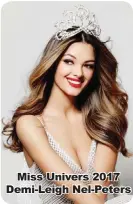  ?? Miss Univers 2017 Demi-Leigh Nel-Peters ??