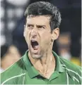  ??  ?? 0 Novak Djokovic: Claimed Dubai title for the fifth time.
