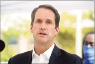  ?? Ned Gerard / Hearst Connecticu­t Media ?? Rep. Jim Himes, who represents Connecticu­t’s 4th Congressio­nal District, expressed his support for Congress passing a new coronaviru­s relief bill, in a webinar on Wednesday.