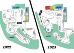  ?? FOTO RR ?? Het vernieuwde parcours moet voor een beter zicht voor de fans zorgen.