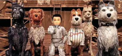  ?? [PHOTO PROVIDED BY FOX SEARCHLIGH­T] ?? This is a scene from “Isle of Dogs.”