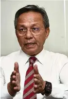  ??  ?? Hasni says the mega infrastruc­ture projects taking place in Johor will not only benefit the people, but will also create opportunit­ies for local contractor­s and suppliers.
