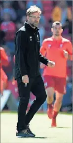  ??  ?? Klopp, esta temporada.