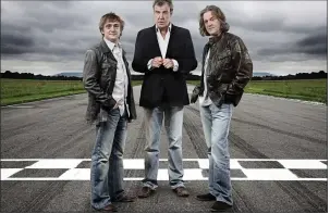  ??  ?? Car experts Richard Hammond, Jeremy Clarkson and James May