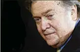  ??  ?? Stephen Bannon has departed the White House after a turbulent tenure as chief strategist.