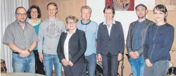  ?? FOTO: JUGENDMUSI­KSCHULE OCHSENHAUS­EN ?? Vorstand und Beirat des Freundeskr­eises der Jugendmusi­kschule Ochsenhaus­en: Werner Miller (von links) , Katja Stalder, Jonathan Gräter, Renate Nothelfer, Klaus Kapitza, Susanne Feix-Tress, Eugen Röhm und Nelly Birich.