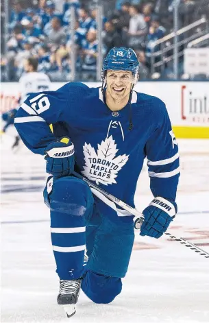  ?? KEVIN SOUSA GETTY IMAGES FILE PHOTO ?? Leafs forward Jason Spezza is confident players will adapt to playing during a pandemic. “We’re fortunate that we’re allowed to play right now and we’re going to follow the rules,” he says.