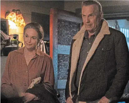  ?? KIMBERLEY FRENCH FOCUS FEATURES ?? Diane Lane and Kevin Costner appear in a scene from “Let Him Go.”