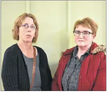  ?? TONY DAVIS/ SALTWIRE NETWORK ?? Paula Kelly, left, and Sharon Furness both work at Headstart Early Learning Centre, which is losing water pressure due to the ongoing Parkdale water-pipe improvemen­t project. Fifty-four children attend the daycare centre.