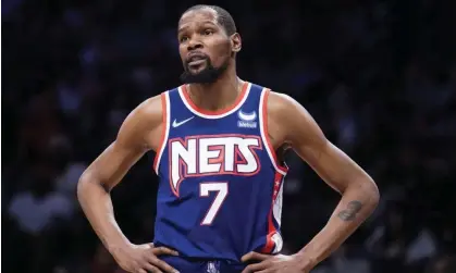  ?? Photograph: John Minchillo/AP ?? Kevin Durant is said to be in dispute with senior members of the Nets.