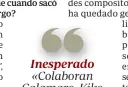  ??  ?? —¿Está más nervioso que cuando sacó ‘Ídolo’, su puesta de largo?
Inesperado