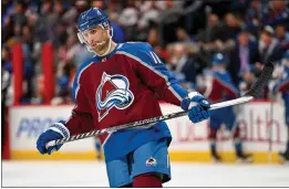  ?? DUSTIN BRADFORD — GETTY IMAGES ?? Andrew Cogliano has helped the Avalanche to the Stanley Cup Final after Colorado acquired him from the Sharks at the NHL trade deadline in March.