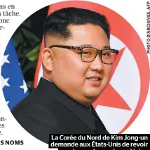  ??  ?? La Corée du Nord de Kim Jong-un demande aux États-unis de revoir ses demandes sur le nucléaire.