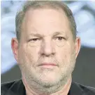  ??  ?? > Disgraced Hollywood producer Harvey Weinstein