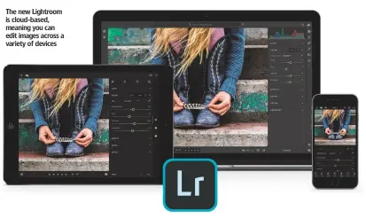  ??  ?? The new Lightroom is cloud-based, meaning you can edit images across a variety of devices