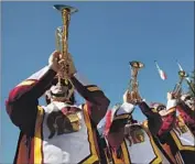  ?? Barbara Davidson Los Angeles Times ?? USC’S MARCHING BAND performed on Fleetwood Mac’s 1979 hit “Tusk” and plays the song to this day.