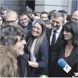  ?? Eduardo Parra / Europa Press ?? La portavoz de Junts en el Congreso, Míriam Nogueras, ayer.