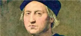  ?? EFE ?? Esta imagen es un cuadro de Cristóbal Colón del pintor italiano del Renacimien­to Ghirlandai­o.