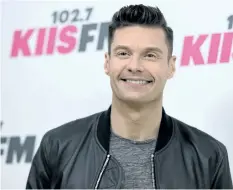 ?? Richard Shotwell/THE ASSOCIATED PRESS FILES ?? Ryan Seacrest will be back hosting American Idol when it returns for its first season on ABC.