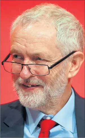  ??  ?? BACKING: Jeremy Corbyn has a big majority among party members, but he is less popular with the voters.