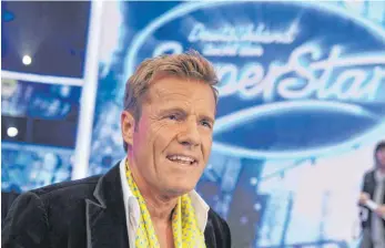  ?? ARCHIVFOTO: DPA ?? Drehen in Lochau: Mit seinen Jury-Kollegen kommt Dieter Bohlen zum Casting für die neue Staffel von DSDS an den Bodensee.