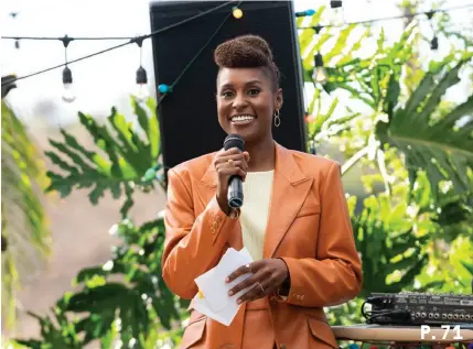  ??  ?? Issa Rae is among the producers highlighte­d in Variety’s TV Producers Impact Report.