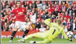  ??  ?? HEAT IS ON: Mkhitaryan (left) took time to settle at United while new boys Ramirez, Sigurdsson (above) and (right) Klaassen have struggled at Everton