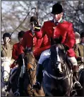  ??  ?? Traditiona­l sport: Foxhunting