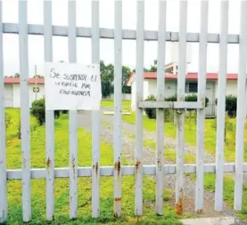  ??  ?? Colegios fueron cerrados ayer por la situación de contingenc­ia. /