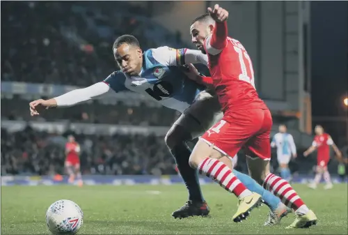  ?? PICTURE: GETTY IMAGES ?? TURNING POINT: Conor Chaplin was thrown on up front as a half-time substitute during Barnsley’s 3-2 defeat to Blackburn Rovers back in November.