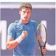  ?? FOTO: DPA ?? Pablo Carreno Busta jubelt über den Sieg in Hamburg.