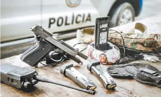  ?? DIVULGAÇÃO ?? Material é apreendido em operação contra a milícia na Carobinha, em Campo Grande, no dia 19 de novembro