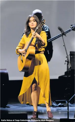  ??  ?? Katie Melua at Sage Gateshead. Picture by Mick Burgess