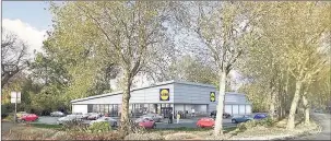  ??  ?? DESIGN: Work at the Lidl site in Hayes is due to begin this month