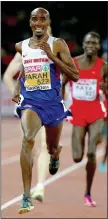  ??  ?? GOLDEN WONDER: But Farah admits to self-doubt