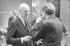  ??  ?? de Mistura (left) takes part in the peace talks on Syria in Astana. — Reuters photo