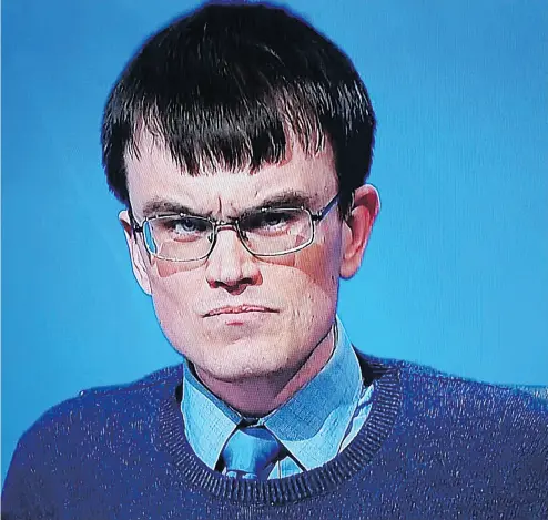  ?? BBC ?? Oakville’s Eric Monkman competed on University Challenge, a BBC trivia tournament, and the Cambridge team he led came second. His physical appearance and intensity, not to mention smarts, have won him fans on the Internet.