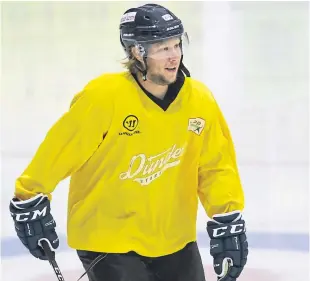  ??  ?? Johan Andersson: Returns for a second season with Stars.