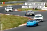  ??  ?? Hollyman scored his second consecutiv­e win