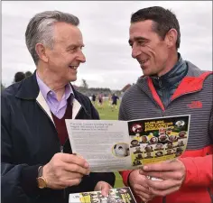  ??  ?? Jim Bolger and Davy Russell’s latest fundraiser was amajor success.