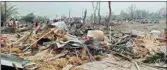  ?? FILE PIC ?? Thousands of houses were razed to the ground in the tornado that hit a few districts in the North Bengal region