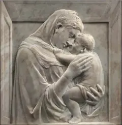  ?? ?? Pazzi Madonna (1420): one of Donatello’s “astonishin­g” reliefs