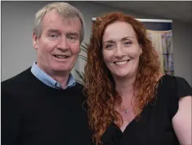  ?? Photos: Sean Jefferies Photograph­y. ?? Noel Morrissey, Dromcollog­her, with his daughter Sharon Morrissey at the launch of her new book, ‘That’s not my Ending!’ at Co Work in Mallow.